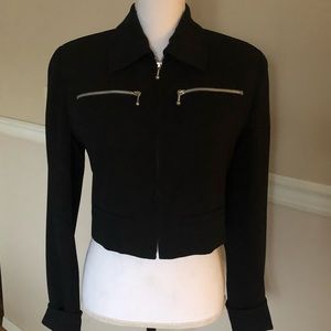 Black Cropped Jacket/Blazer